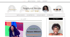 Desktop Screenshot of napturalnicole.com