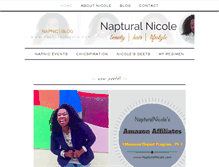 Tablet Screenshot of napturalnicole.com